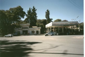 A petrol station in Sucre, July 2000
